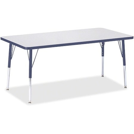 Jonti-Craft TABLE, RECTANGLE, 30X60, GY/NY JNT6408JCA112